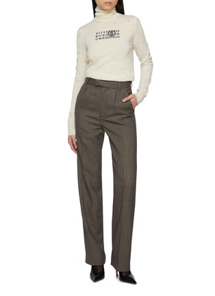 模特儿示范图 - 点击放大 - MM6 MAISON MARGIELA - Wool Tweed Pants