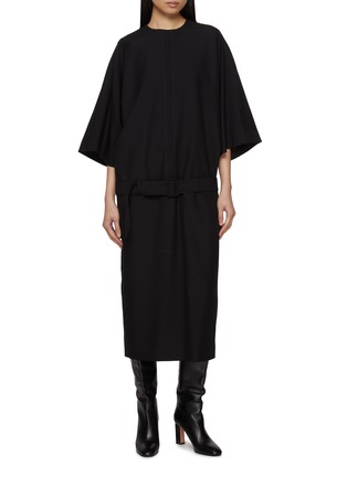 首图 - 点击放大 - MM6 MAISON MARGIELA - Belted Wool Maxi Dress