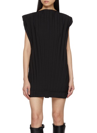 首图 - 点击放大 - MM6 MAISON MARGIELA - 褶裥连衣裙