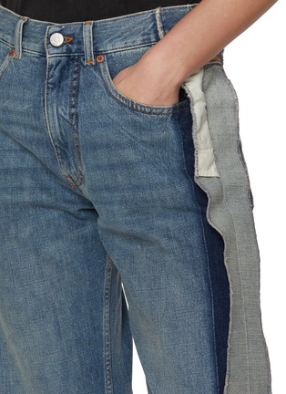  - MM6 MAISON MARGIELA - 侧褶拼接牛仔裤