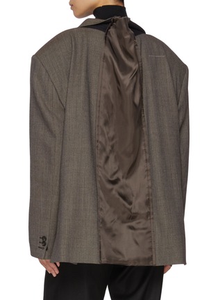 背面 - 点击放大 - MM6 MAISON MARGIELA - 拼接西装外套