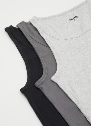  - SKIMS - SKIMS COTTON 罗纹背心三件套