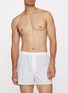 细节 - 点击放大 - SKIMS - COTTON POPLIN 松紧腰短裤三件套