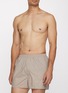 细节 - 点击放大 - SKIMS - COTTON POPLIN 松紧腰短裤三件套