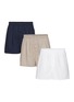 首图 - 点击放大 - SKIMS - COTTON POPLIN 松紧腰短裤三件套