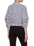背面 - 点击放大 - THEORY - Cropped Striped Cotton Blend Shirt