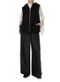 模特儿示范图 - 点击放大 - THEORY - Slit Sleeve Turtleneck Knit Top