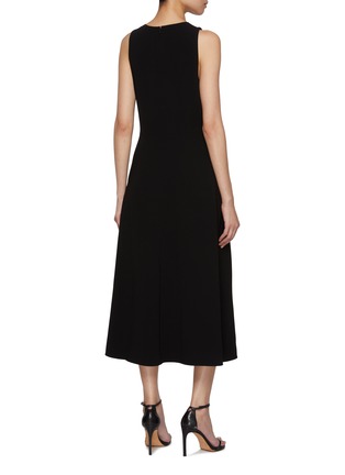 背面 - 点击放大 - THEORY - Sleeveless Crewneck A-Line Midi Dress