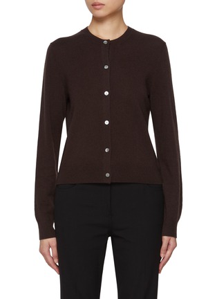 首图 - 点击放大 - THEORY - Crewneck Cashmere Knit Cardigan