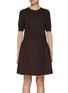首图 - 点击放大 - THEORY - Deep Pleated Wool Shift Dress