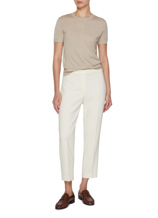 模特儿示范图 - 点击放大 - THEORY - Treeca Pull On Suiting Pants