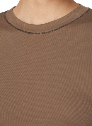  - BRUNELLO CUCINELLI - 圆领短袖棉质 T 恤