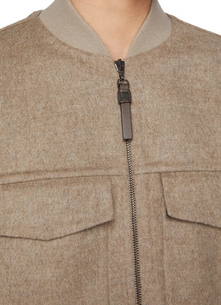  - BRUNELLO CUCINELLI - 初剪羊毛拉链背心
