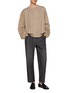 模特儿示范图 - 点击放大 - BRUNELLO CUCINELLI - Carrot Leg Dark Wash Jeans