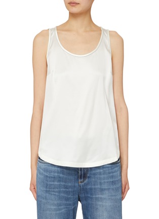 首图 - 点击放大 - BRUNELLO CUCINELLI - 镶珠饰缎面背心