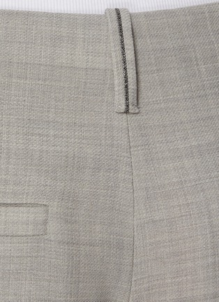  - BRUNELLO CUCINELLI - MONILI 镶珠初剪羊毛长裤