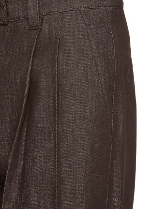  - BRUNELLO CUCINELLI - 褶裥阔腿牛仔裤