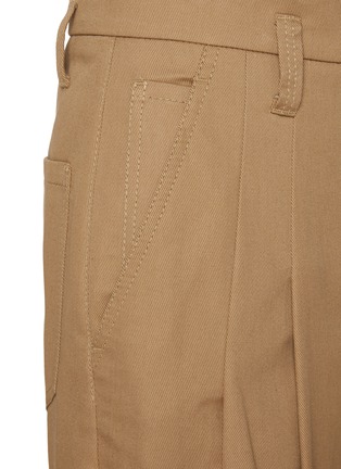  - BRUNELLO CUCINELLI - 褶裥纯棉阔腿裤