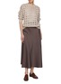 模特儿示范图 - 点击放大 - HERNO - Fluid Midi Skirt