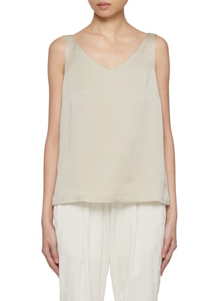 首图 - 点击放大 - HERNO - V-Neck Sleeveless Top