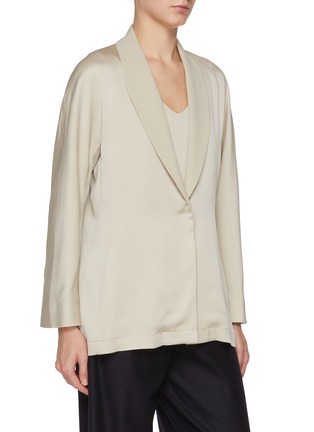 细节 - 点击放大 - HERNO - Open Front Belted Cardigan