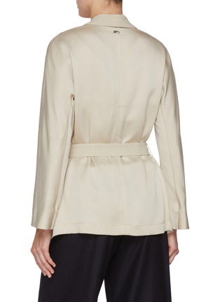 背面 - 点击放大 - HERNO - Open Front Belted Cardigan