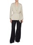 模特儿示范图 - 点击放大 - HERNO - Open Front Belted Cardigan