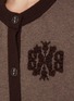  - BARRIE - LOGO 嵌花羊绒针织开衫