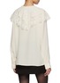 背面 - 点击放大 - CHLOÉ - Exaggerated Lace Collar Silk Blouse