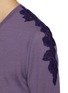  - CHLOÉ - Lace Patch Sleeve Wool Knit Cardigan