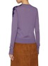 背面 - 点击放大 - CHLOÉ - Lace Patch Sleeve Wool Knit Cardigan