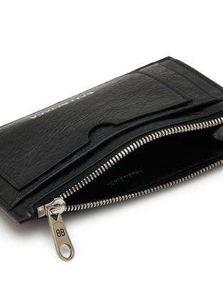 细节 - 点击放大 - BALENCIAGA - Superbusy Arena Leather Long Coin Cardholder