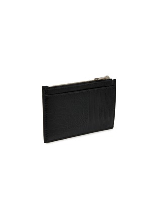 模特儿示范图 - 点击放大 - BALENCIAGA - Superbusy Arena Leather Long Coin Cardholder