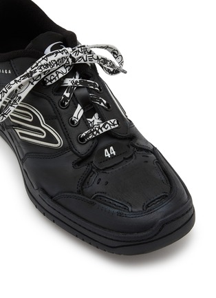 细节 - 点击放大 - BALENCIAGA - Hamptons Worn Out Leather Men's Sneakers