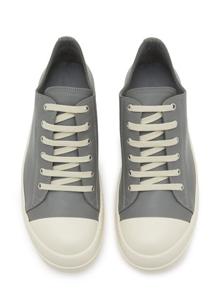 细节 - 点击放大 - RICK OWENS - Leather Low Top Sneakers