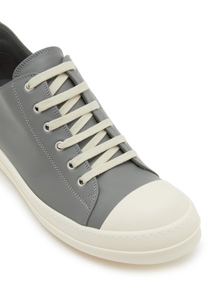 细节 - 点击放大 - RICK OWENS - Leather Low Top Sneakers