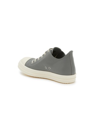  - RICK OWENS - Leather Low Top Sneakers