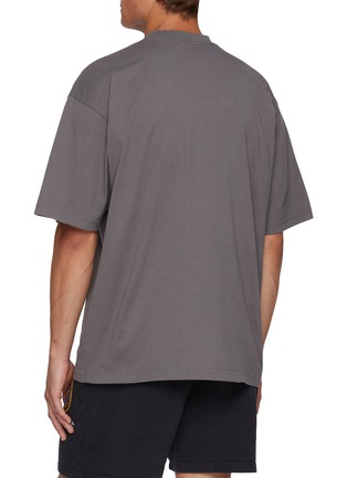 背面 - 点击放大 - BALENCIAGA - Logo Embroidered T-Shirt