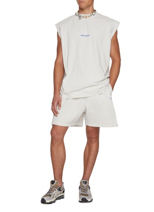 模特儿示范图 - 点击放大 - BALENCIAGA - Logo Elasticated Shorts