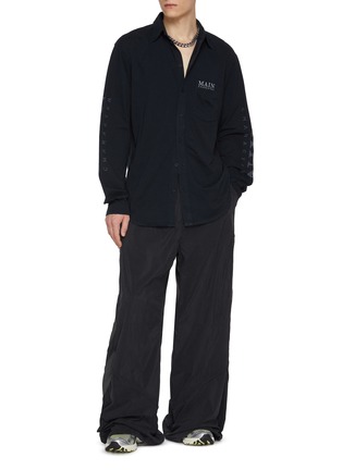 模特儿示范图 - 点击放大 - BALENCIAGA - Main Character Cotton Shirt