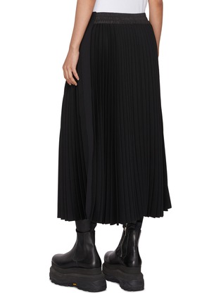 背面 - 点击放大 - SACAI - Matelassé Twill Pleated Drawstring Skirt