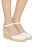 模特儿示范图 - 点击放大 - CASTAÑER - Carol 70 Platform Cotton Espadrilles