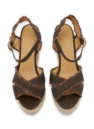 细节 - 点击放大 - CASTAÑER - Bromelia 110 Linen Platform Espadrilles