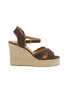 首图 - 点击放大 - CASTAÑER - Bromelia 110 Linen Platform Espadrilles