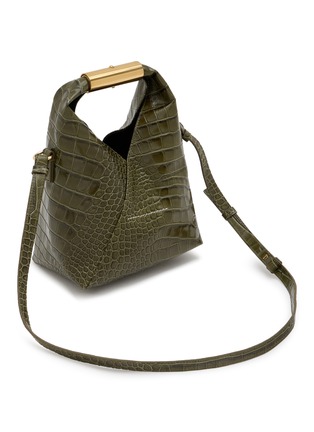 细节 - 点击放大 - MM6 MAISON MARGIELA - JAPANESE 皮革三角手提包