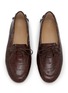 细节 - 点击放大 - LE MONDE BERYL - Croco Printed Driver Moccasin Leather Loafers