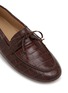 细节 - 点击放大 - LE MONDE BERYL - Croco Printed Driver Moccasin Leather Loafers