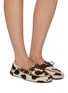 模特儿示范图 - 点击放大 - LE MONDE BERYL - Driver Moccasin Hair Leather Loafers