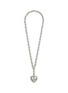 首图 - 点击放大 - ROXANNE ASSOULIN - Puffy Heart Silve Pleated Brass Necklace