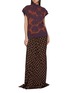 模特儿示范图 - 点击放大 - DRIES VAN NOTEN - TEPIC 图案针织背心